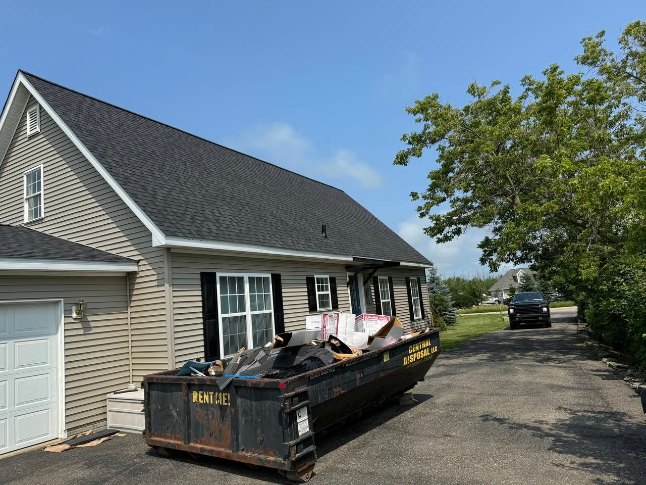 Completed roof replacement on Michigan home by Infinity Home Solutions